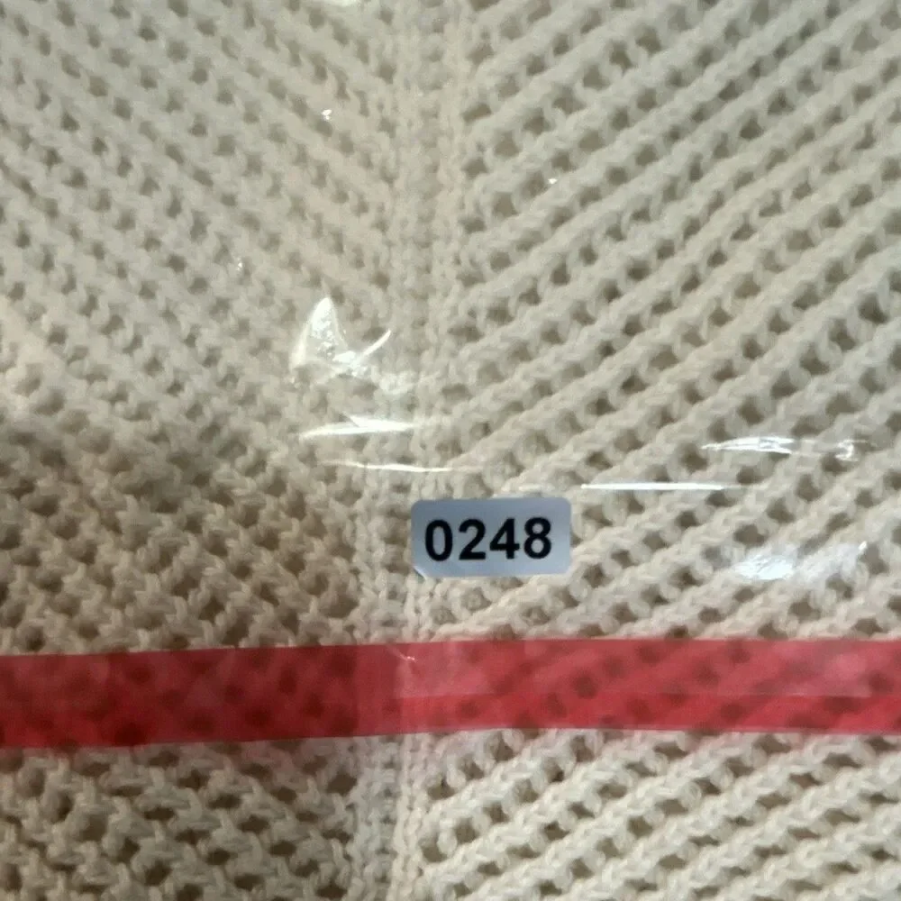 GapKids Girls Size 10-12 White Knit Cotton Button Front V-Neck Cardigan